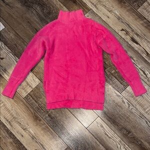 Pink Turtleneck Sweater